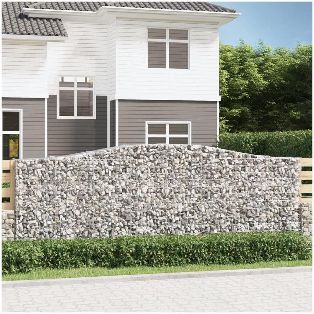 Cesti Gabbioni Ad Arco 20 Pz 400x50x140/160 Cm Ferro Zincato - Foto 1