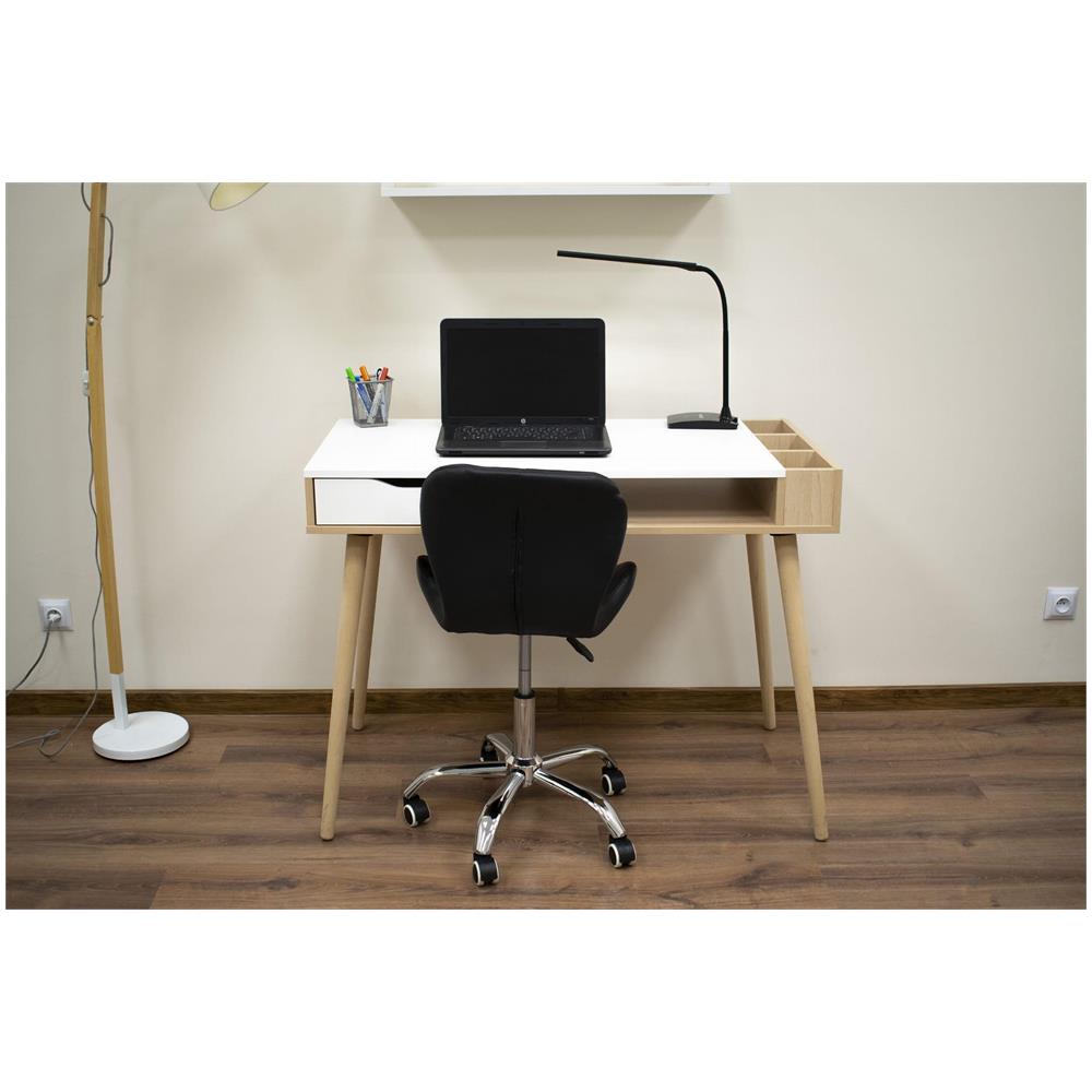 AVOLA SEDIA GIREVOLE Ergonomica Nera per Ufficio - Foto 10