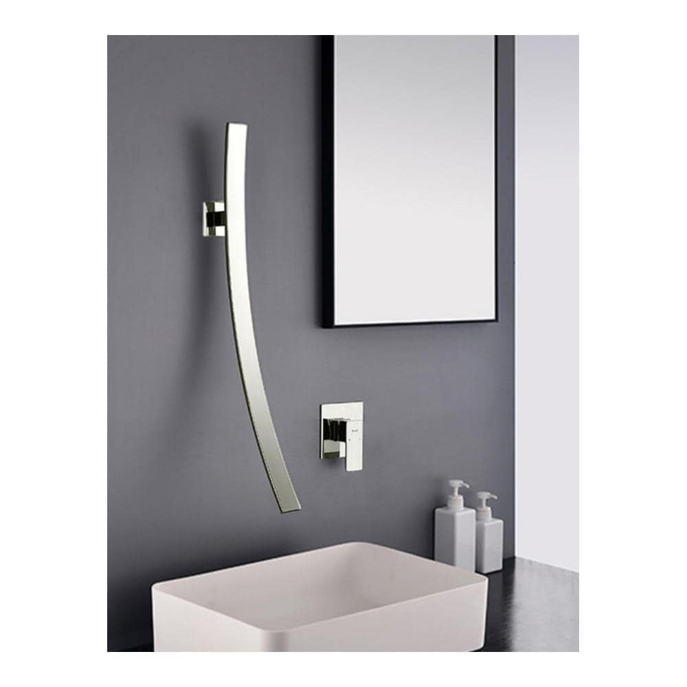 Rubinetto per lavabo da bagno, Blackswan, tipo M20, modello nichel opaco, misura 70 cm - Foto 4