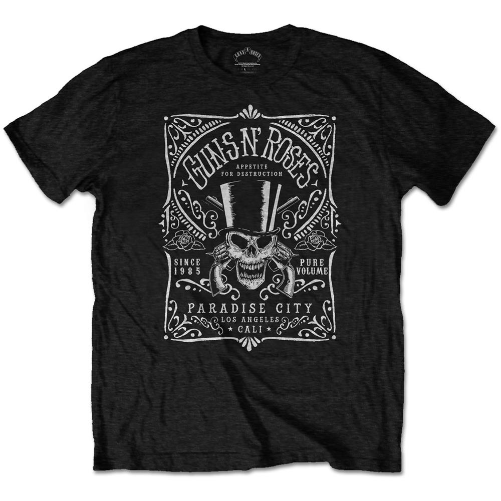 Guns N' Roses - Bourbon Label (T-Shirt Unisex Tg. S) - Foto 1