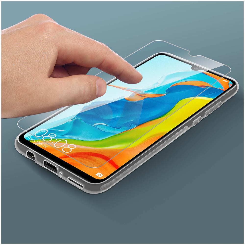 Cover Posteriore + Pellicola Vetro Temperato Trasparente Huawei P30 Lite - Foto 2