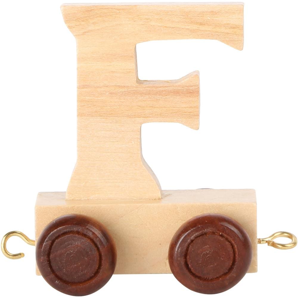 Lettera F Trenino In Legno - Foto 1