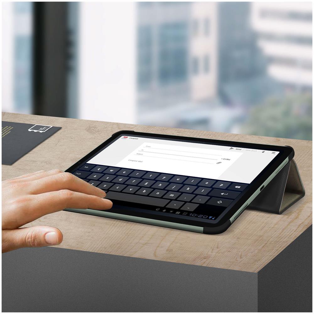 Custodia Apple Ipad Air 2020 Sportellino Supporto Video / tastiera Nero - Foto 2