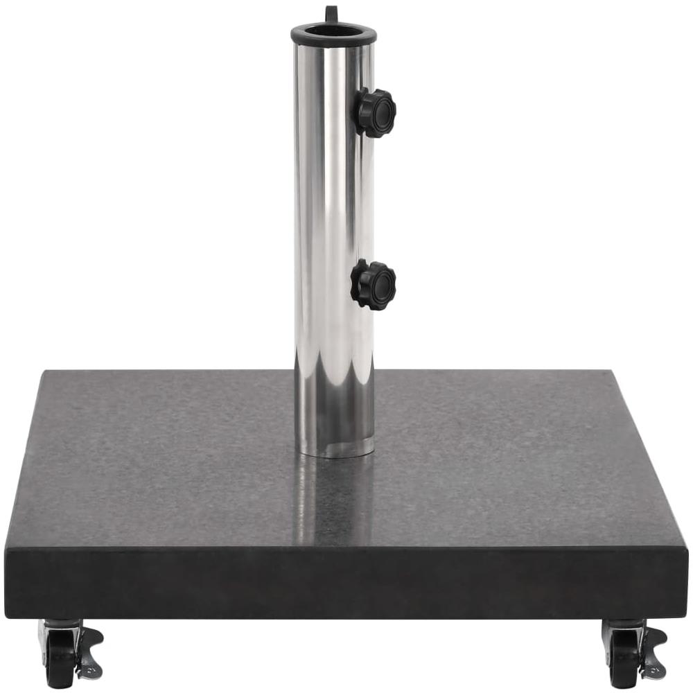 Base Per Parasole In Granito 30 Kg Quadrata Nera - Foto 2