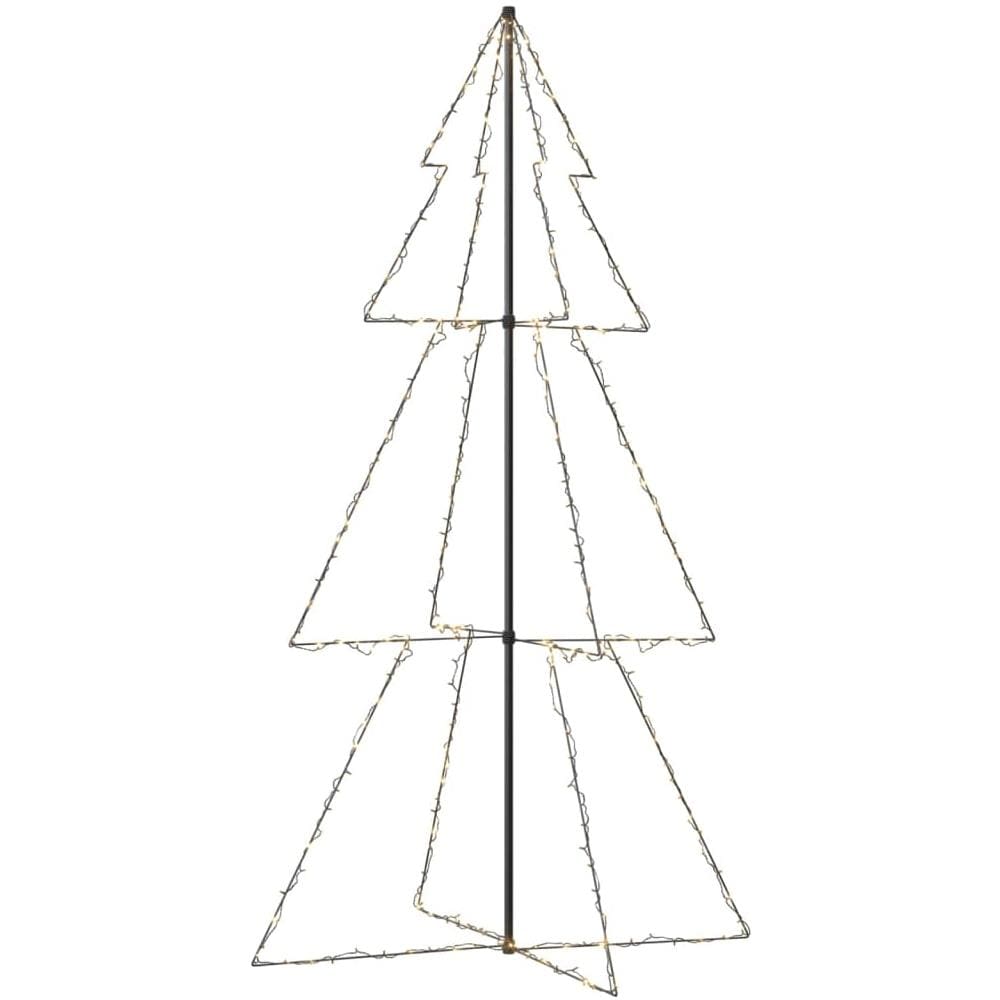 Albero di Natale a Cono 300 LED per Interni Esterni 120x220 cm - Foto 2