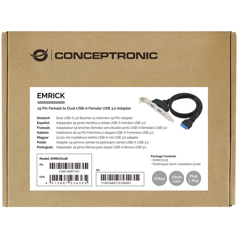 EMRICK11B scheda di interfaccia e adattatore Interno USB 3.2 Gen 1 (3.1 Gen 1) - Foto 3