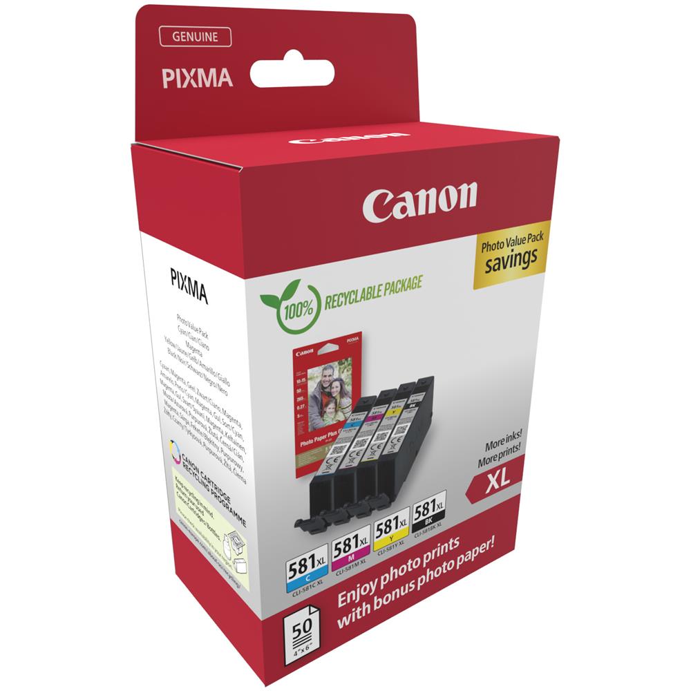 2052C006 cartuccia d'inchiostro 4 pz Originale Resa elevata (XL) Nero, Ciano, Magenta, Giallo - Foto 2