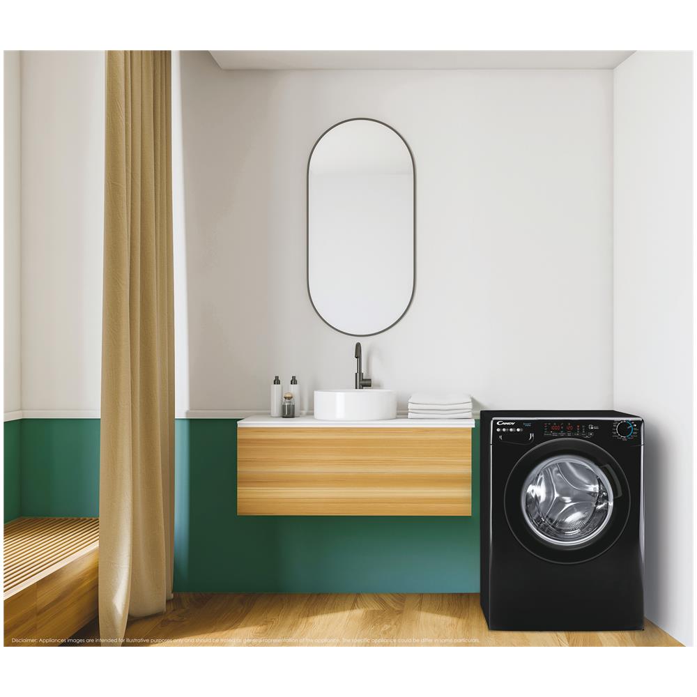 Lavatrice CS148TMBBE-FR Libera Installazione 8 Kg 1400 Giri Classe B Nero - Foto 4