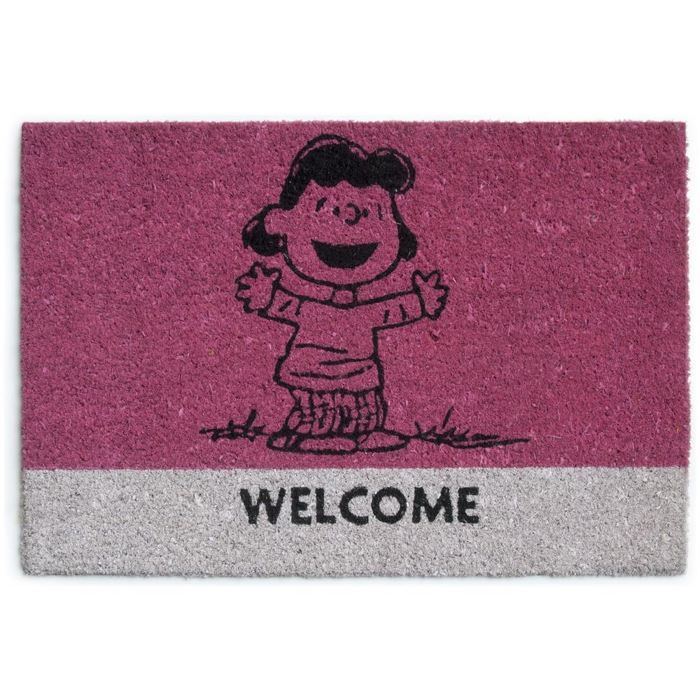 Zerbino Peanuts Lucy cm. 40x60 Fucsia. - Foto 1