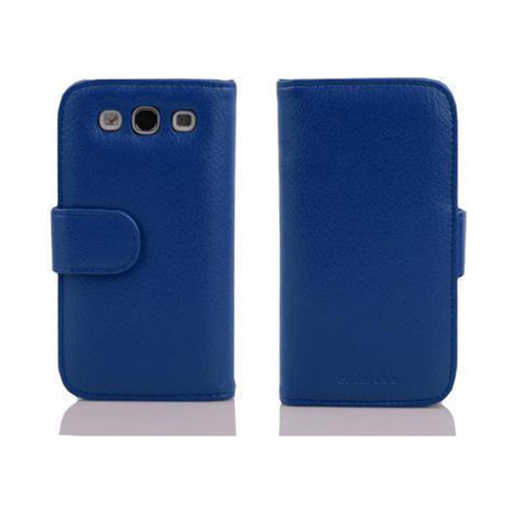 Cadorabo Custodia Compatibile Con Samsung Galaxy Win In Blu Reale - Coperchio Protettivo In Ecopelle Testurizzata E Tasca Per Carte Di Credito - Foto 2