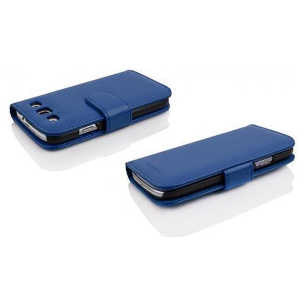 Cadorabo Custodia Compatibile Con Samsung Galaxy Win In Blu Reale - Coperchio Protettivo In Ecopelle Testurizzata E Tasca Per Carte Di Credito - Foto 3