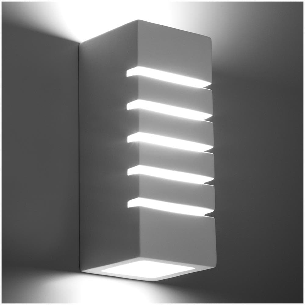 Lighting Samir - Lampada Da Parete In Ceramica, Colore: Bianco - Foto 16
