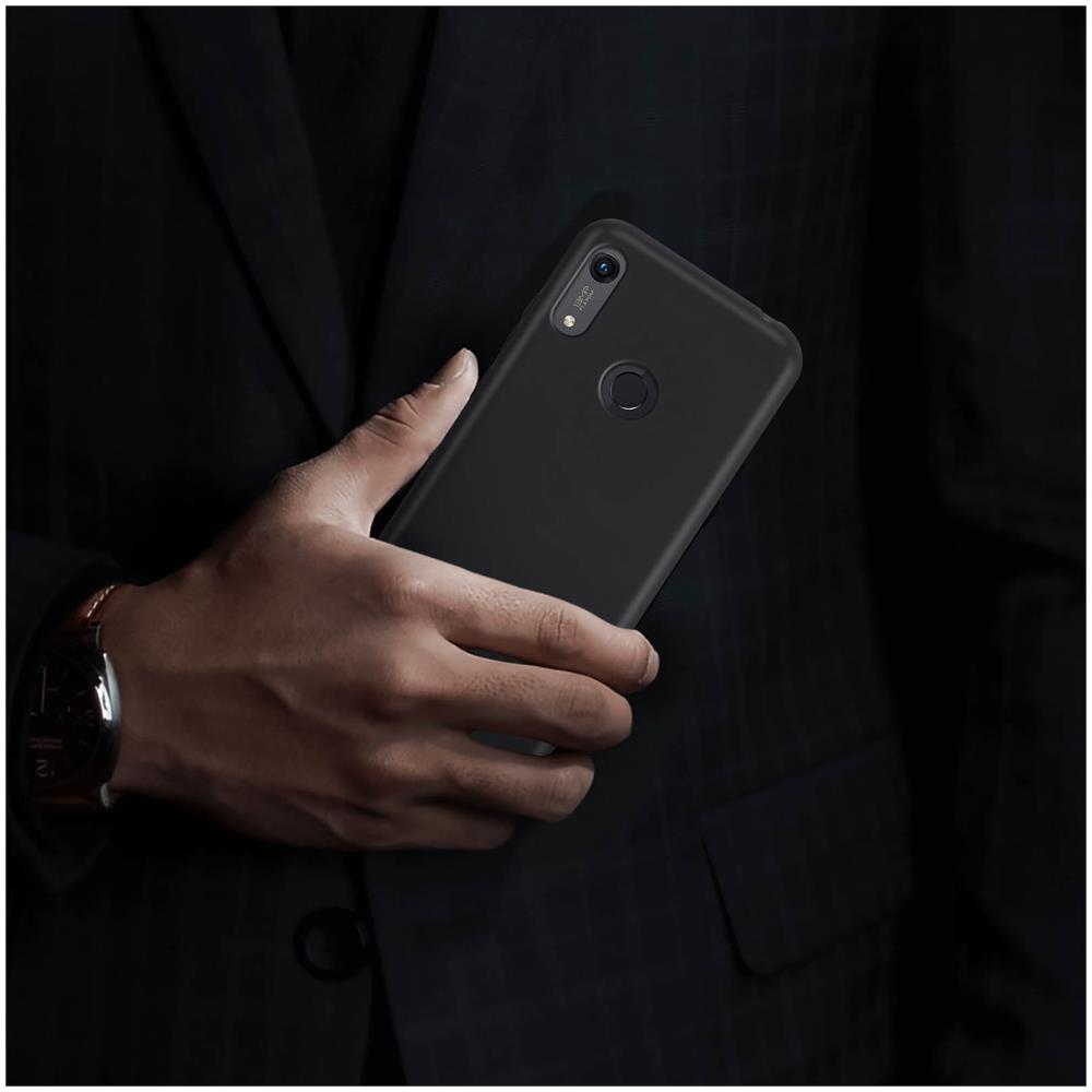 Cover Huawei Y6s / Y6 2019 / Honor 8a / 8a 2020 Flessibile Antishock Nero Opaco - Foto 5