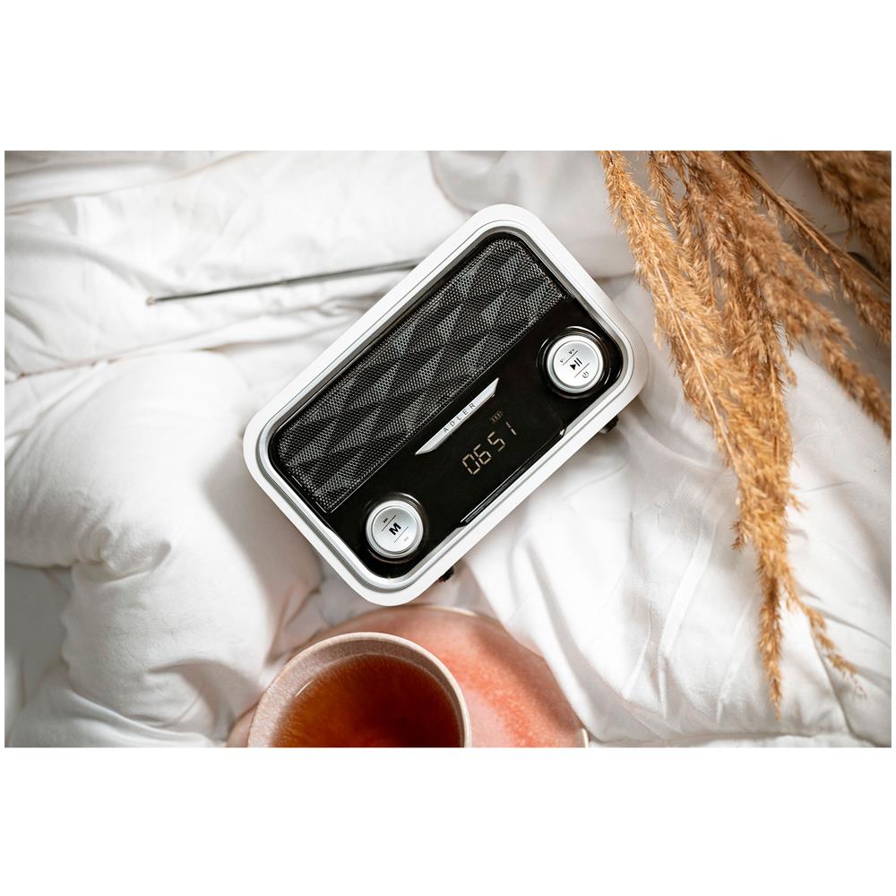 Ad1185 Radio Bluetooth Fm, Riproduzione Mp3, Porta Usb, Scheda Sd, Senza Fili Portatile - Foto 2