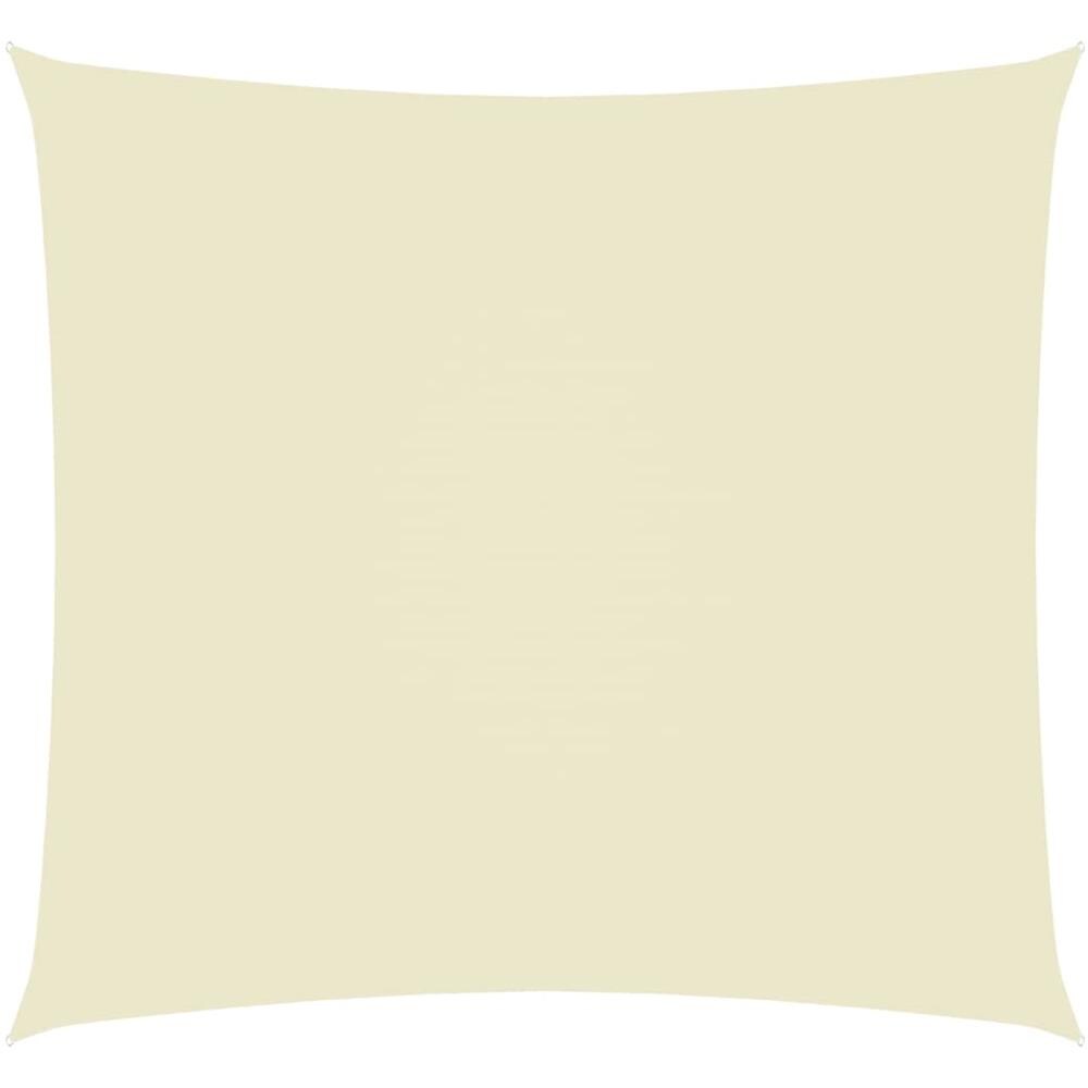 Parasole a Vela Oxford Rettangolare 2,5x3 m Crema - Foto 1