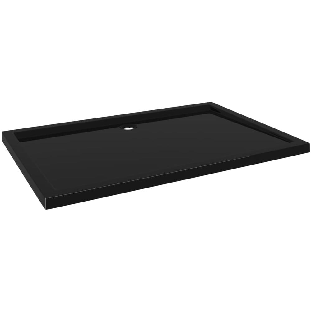 Piatto Doccia in ABS Rettangolare Nero 80x120 cm - Foto 1