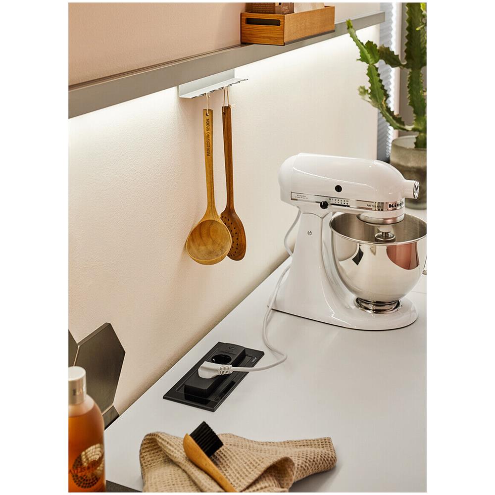 BACKFLIP Presa da incasso in 2 Pezzi Caricatore USB C Girevole Retrattile - Foto 1