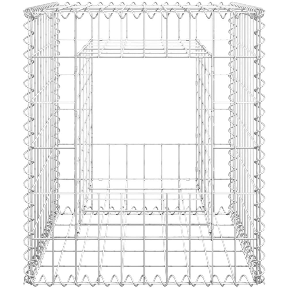 Cesto A Gabbione A Torre 50x50x60 Cm In Ferro - Foto 2