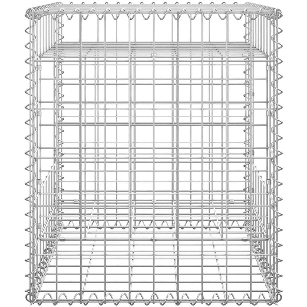 Cesto A Gabbione A Torre 50x50x60 Cm In Ferro - Foto 5
