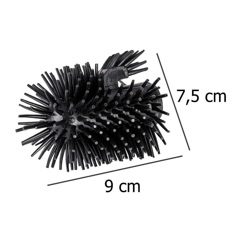 Punta Di Ricambio Per Scopino Wc - Colore Nero, Silicone, - 7,5 Cm, Wenko - Foto 2