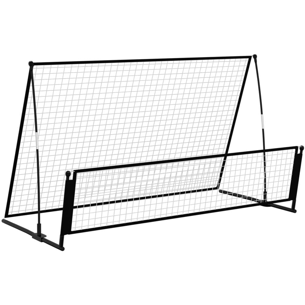 Porta Da Calcio A Rimbalzo 2 In 1 202x104x120 Cm In Acciaio - Foto 2