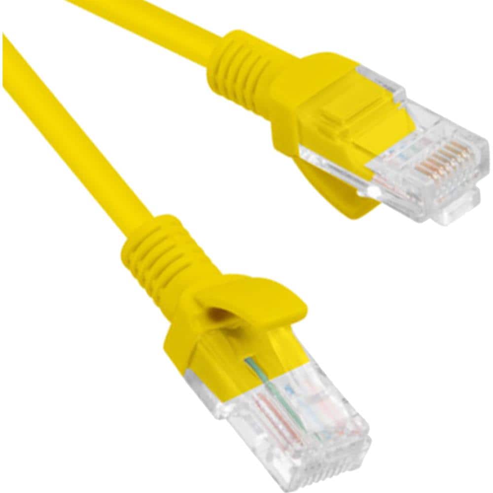 Cavo Di Rete Ethernet Utp Cat. 6 Giallo 10m - Foto 1