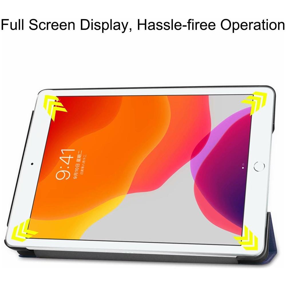 Custodia Smart Cover Per Ipad 10 2 / 10 5 Pollici - Blu Scuro - Foto 2