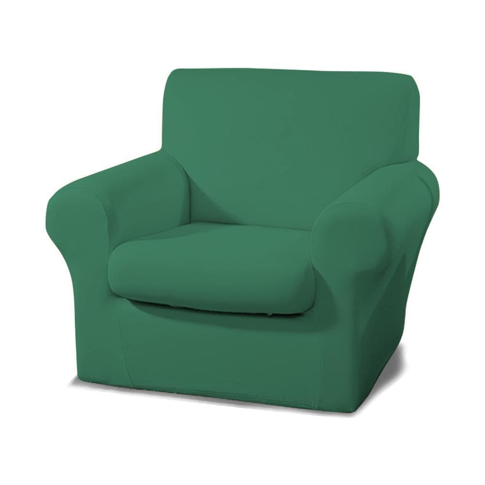 Copridivano Antimacchia Elasticizzato Protettivo Impermeabile Genius Tinta Unita Poltrona Verde Oliva 1006 - Foto 1