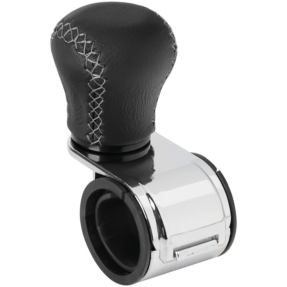 Revolve, Pomello Volante In Pelle Con Cuciture Silver, Staffa Cromata - Foto 1