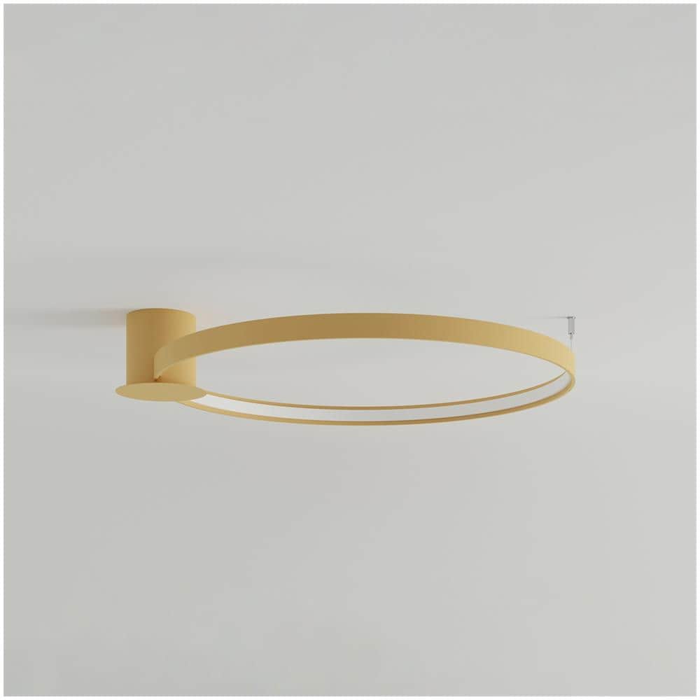 Sollux Lighting Lampada Da Soffitto Rio 78 Golden Led 4000k Th. 225 - Moderno Lampada A Soffitto D'oro 12.5x78x87 Cm - Foto 2