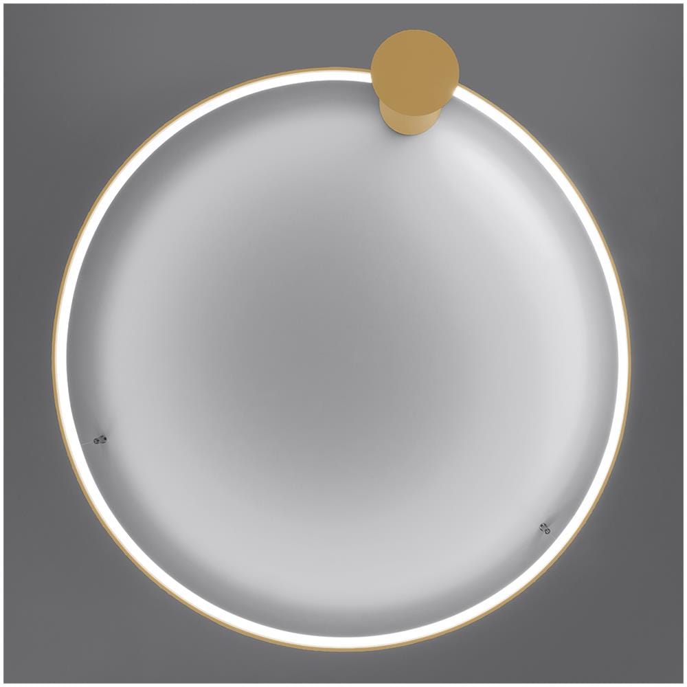 Sollux Lighting Lampada Da Soffitto Rio 78 Golden Led 4000k Th. 225 - Moderno Lampada A Soffitto D'oro 12.5x78x87 Cm - Foto 1