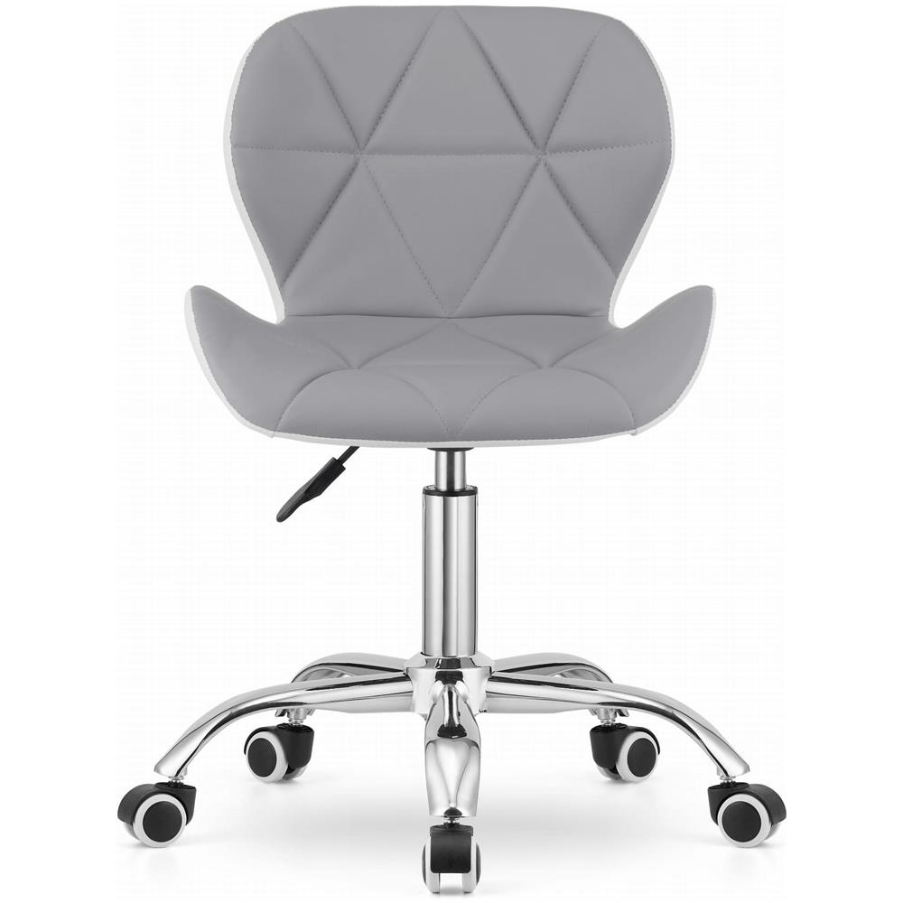 Sedia girevole Valora AVOLA grigia e bianca dal design ergonomico - Foto 2