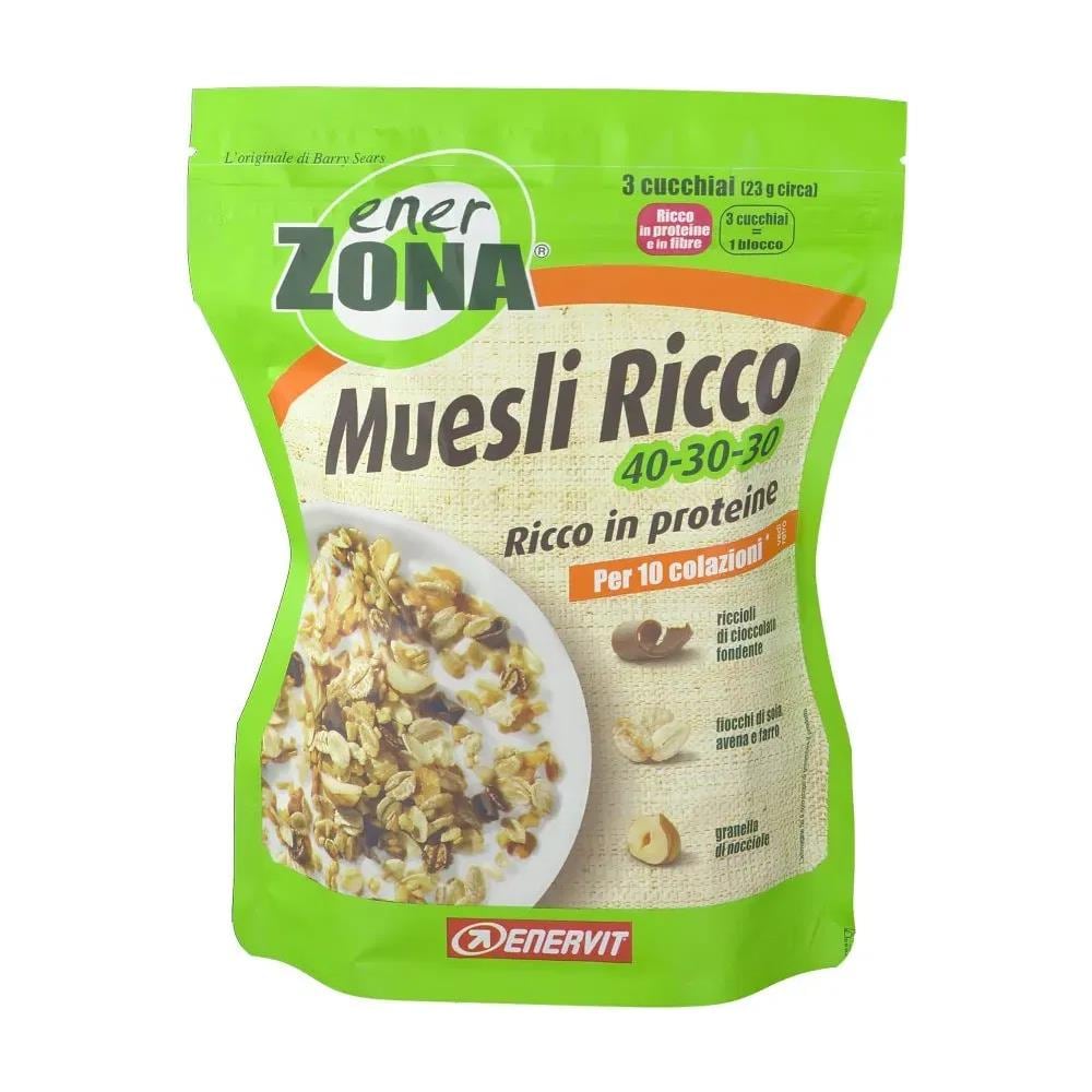 Enerzona Muesli Ricco 40-30-30 230 Grammi - Foto 1