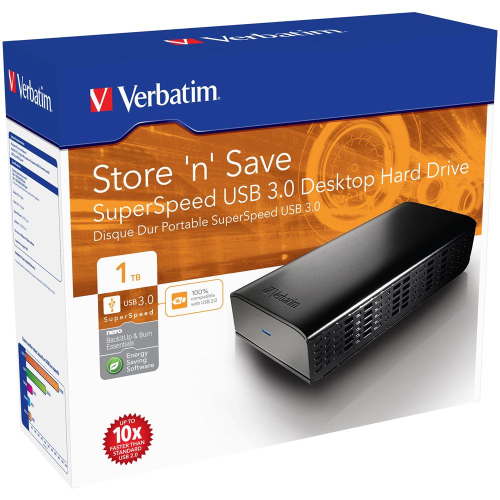 Hard Disk Esterno Desktop Store 'n' Save 1 Tb Interfaccia USB 3.0 Nero - Foto 3