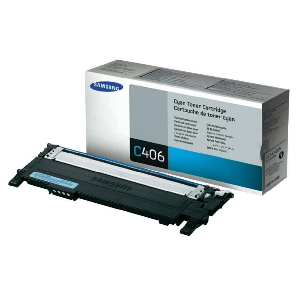 CLT-C406S Toner Originale Ciano per CLP-360/3305 Capacità 1000 Pagine - Foto 1