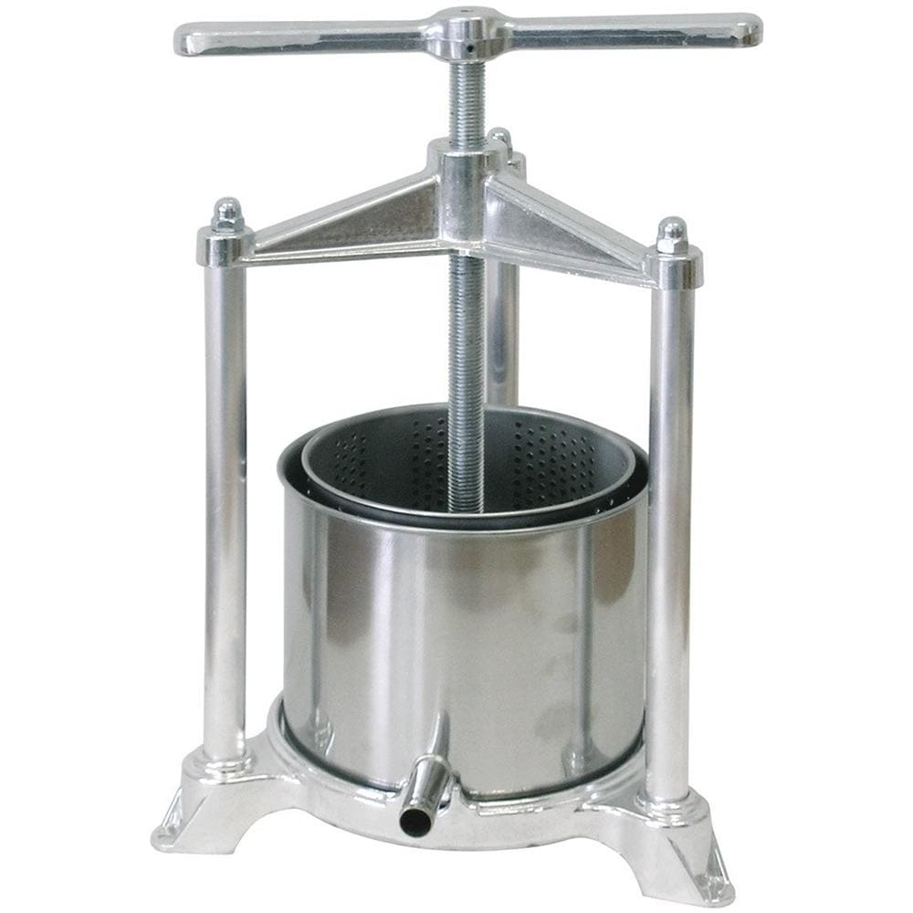 Torchietto premitutto da cucina in acciaio inox spremitutto torchio lt 3 - Foto 2