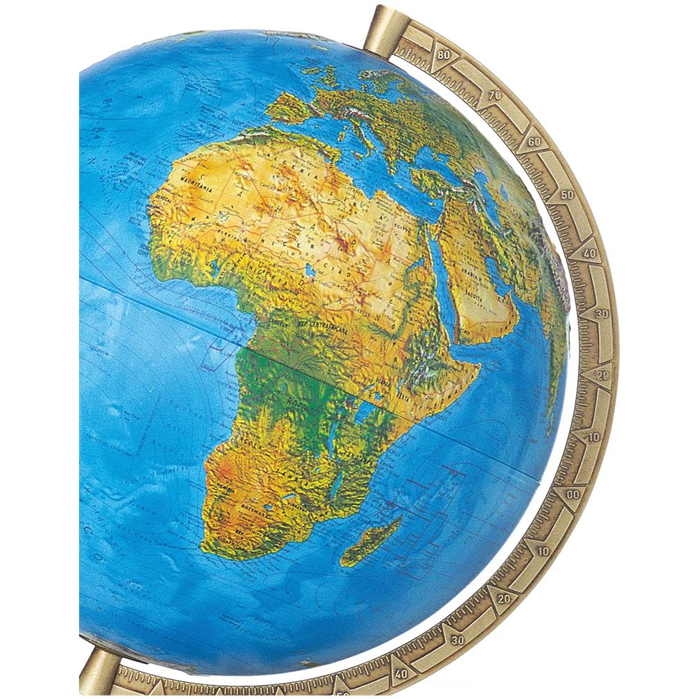 Mappamondo Globo Luminoso In Rilievo Primus 30 Cm Novarico Arredo Per Ufficio - Foto 2