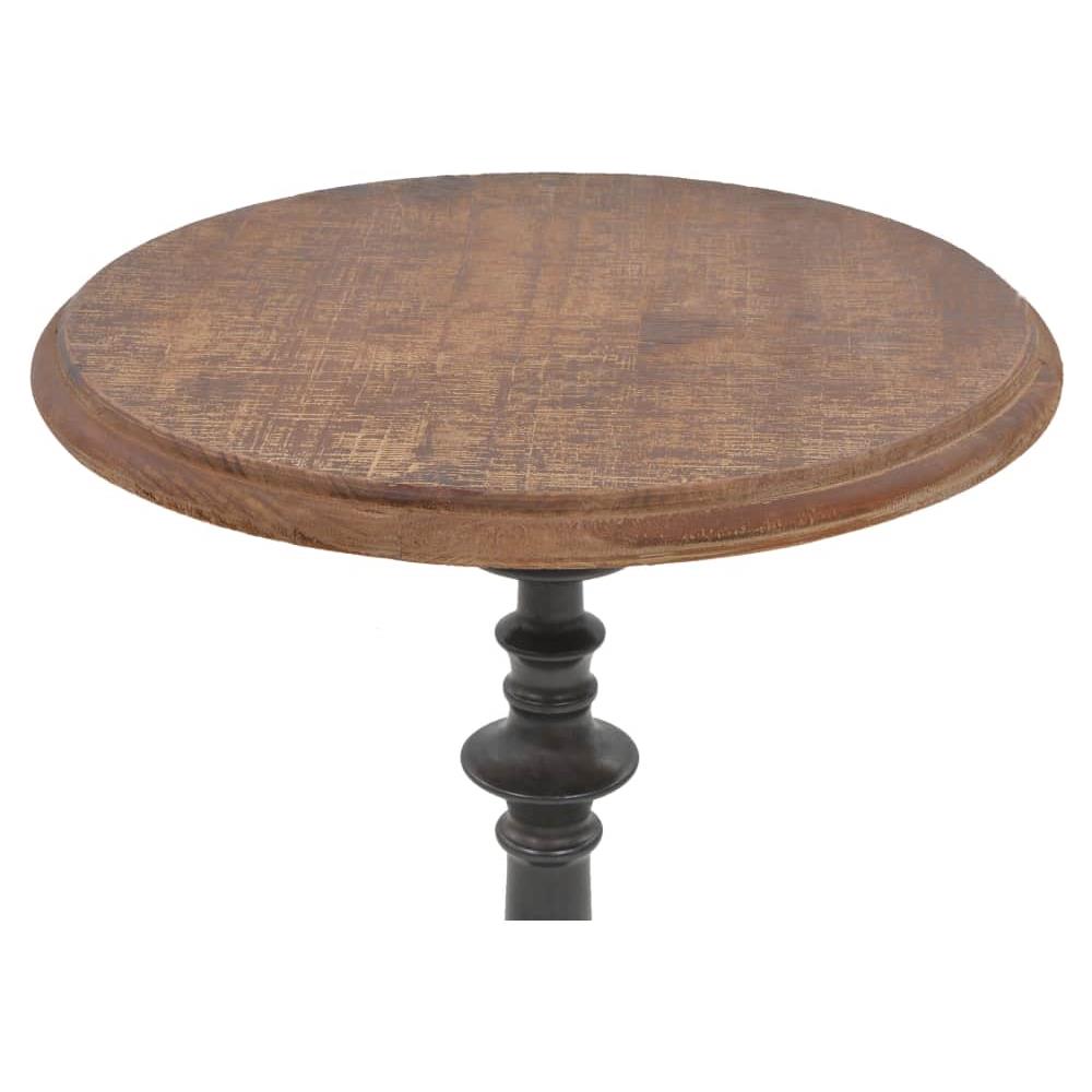 Tavolino Da Salotto In Massello Di Abete 40x64cm Marrone - Foto 2