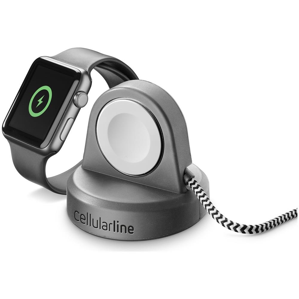 Potenza Dock E Un Kit Per La Ricarica Di Apple Osservare Comprensivo Di Cavo Magnetico USB-A Per Apple Osservare E Di Supporto In silicone - Foto 2