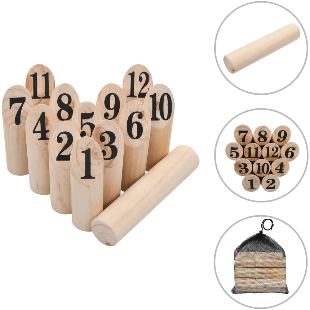 Set Di Giochi In Legno Kubb Numerici - Foto 1