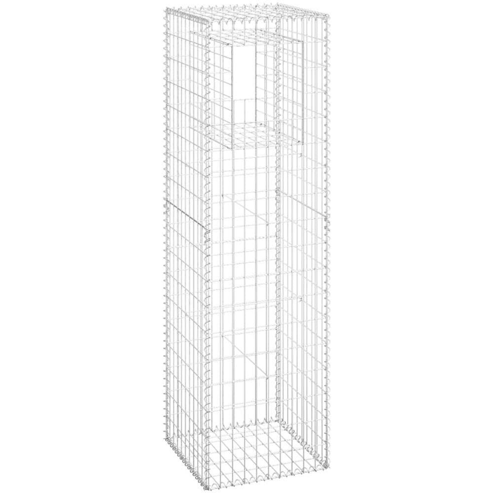 Cesti A Gabbione A Torre 2 Pz 50x50x180 Cm In Ferro - Foto 3