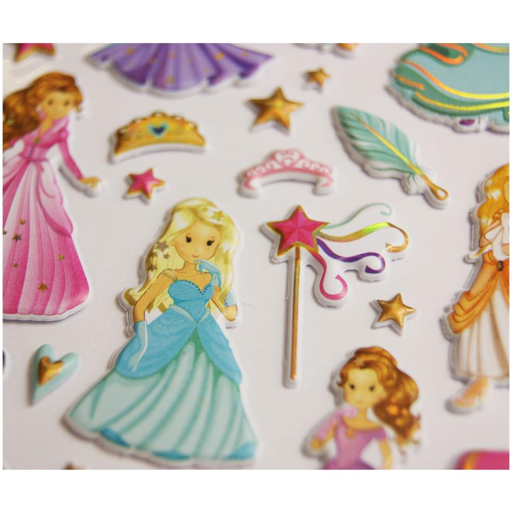 Stand Di Decorazione Per Bambini - Principessa - Adesivi 3d - Foto 1