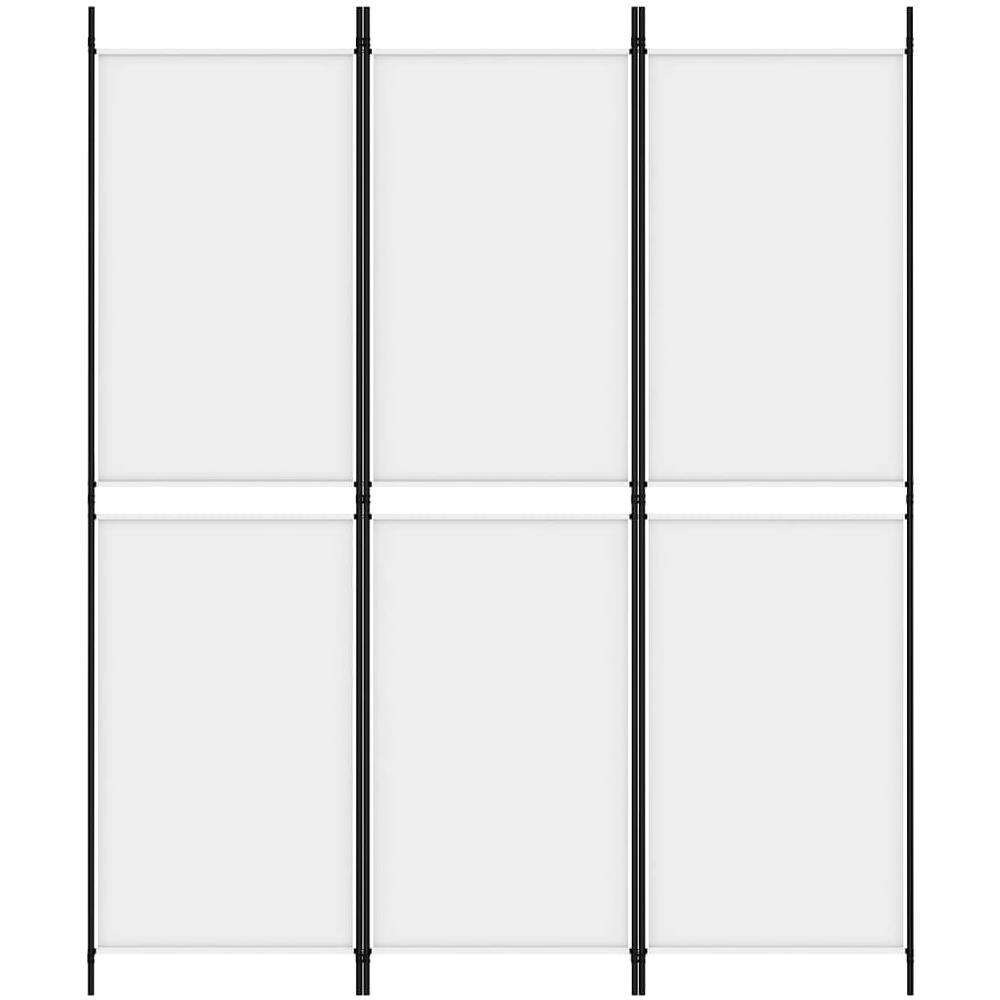 Divisorio A 3 Pannelli Bianco 150x180 Cm In Tessuto - Foto 3