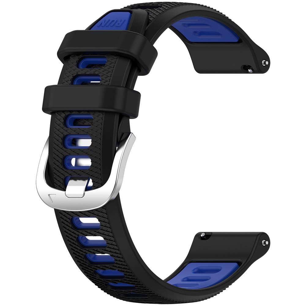 Cinturino Per Orologio In Silicone Garmin Forerunner 265 / 265 Music Black - Foto 5