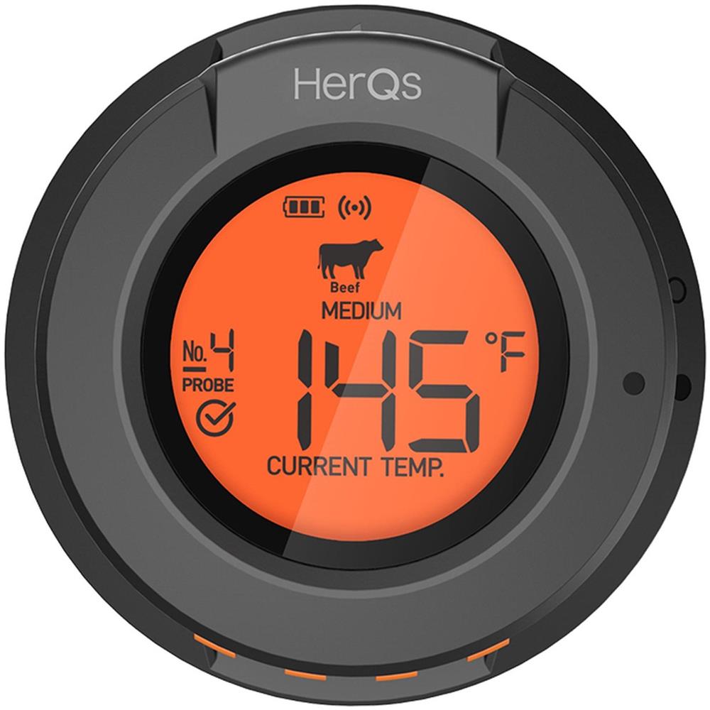 Termometro A Cupola - Termometro Da Cucina, Barbecue, Digitale, Temperatura Interna, Termometro Per Carne, Bluetooth, App, Wireless, Termometro - Foto 1