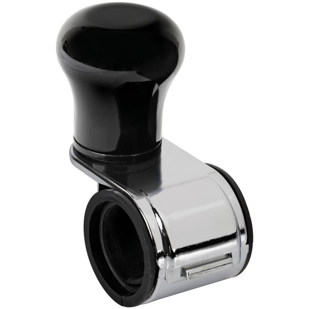 Revolve, Pomello Volante In Alluminio Anodizzato Nero, Staffa Cromata - Foto 1