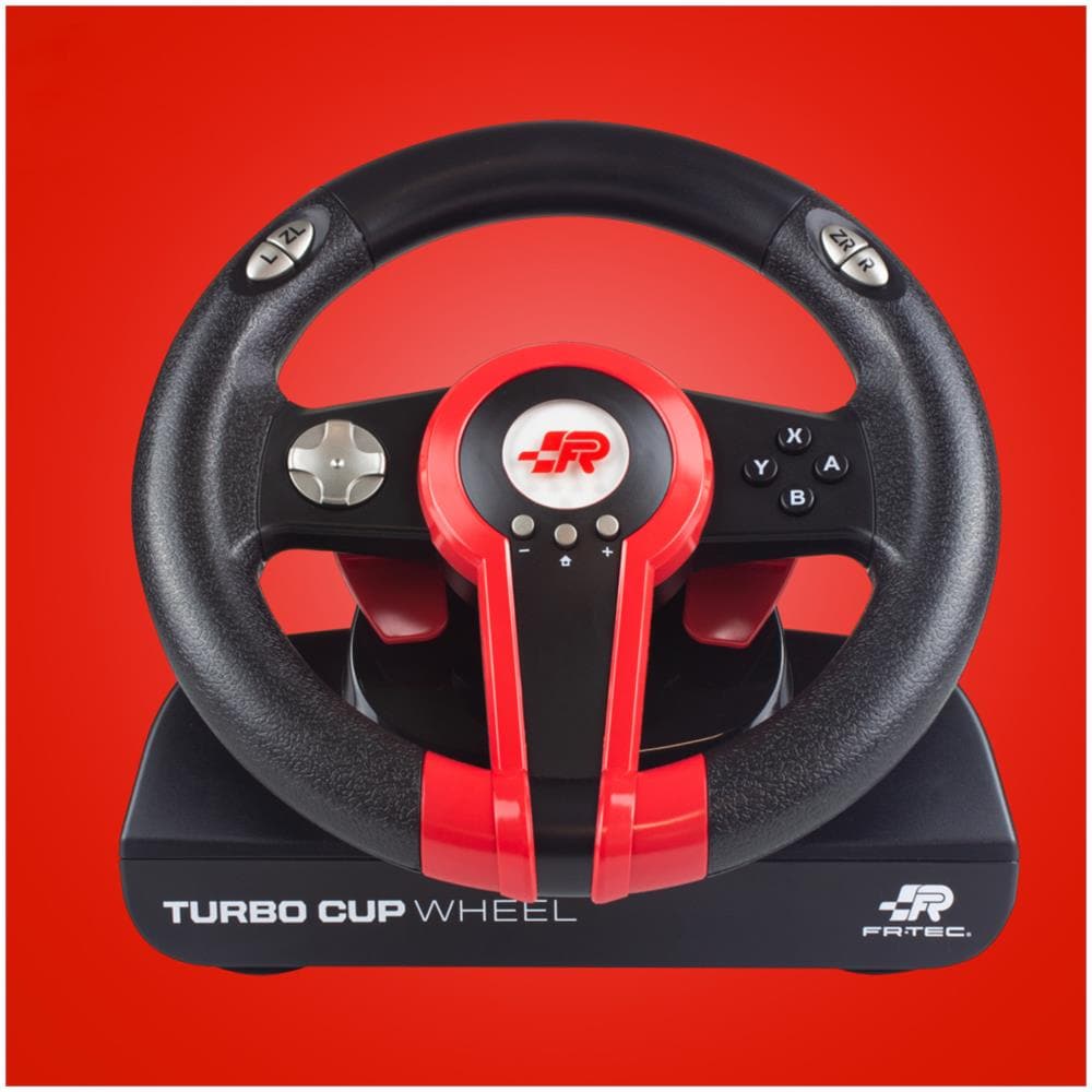 Turbo cup Nero, Rosso Sterzo + Pedali Nintendo Switch, Nintendo Switch Lite, PC - Foto 2