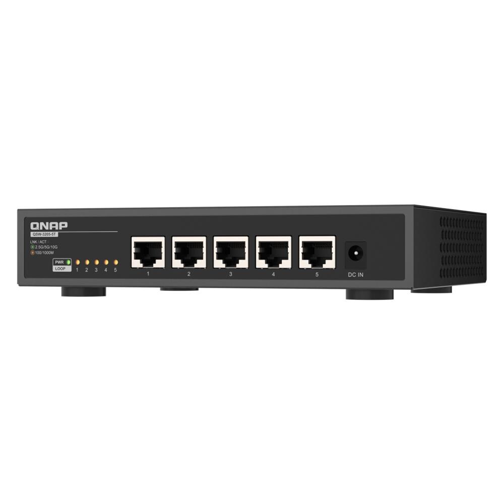QSW-3205-5T switch di rete Non gestito 10G Ethernet (100/1000/10000) Desktop Nero - Foto 2