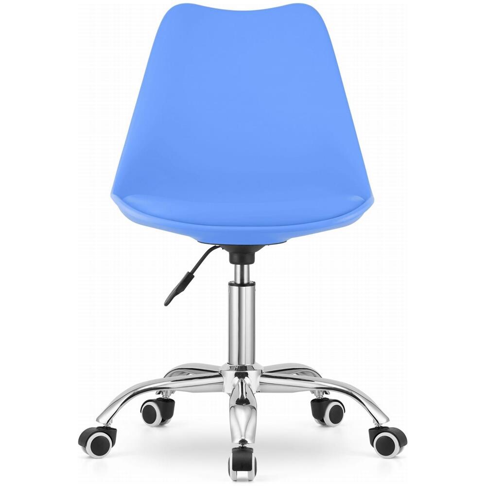 VIRO SEDIA GIREVOLE Ergonomica Blu per Ufficio Domestico - Foto 2