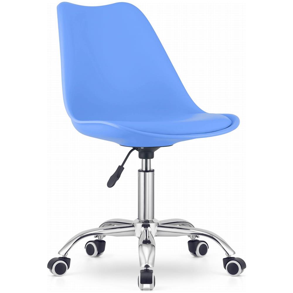 VIRO SEDIA GIREVOLE Ergonomica Blu per Ufficio Domestico - Foto 1